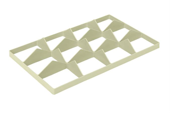 Euronorm Séparateur inférieur pour 12 verres avec diamètre max 116mm